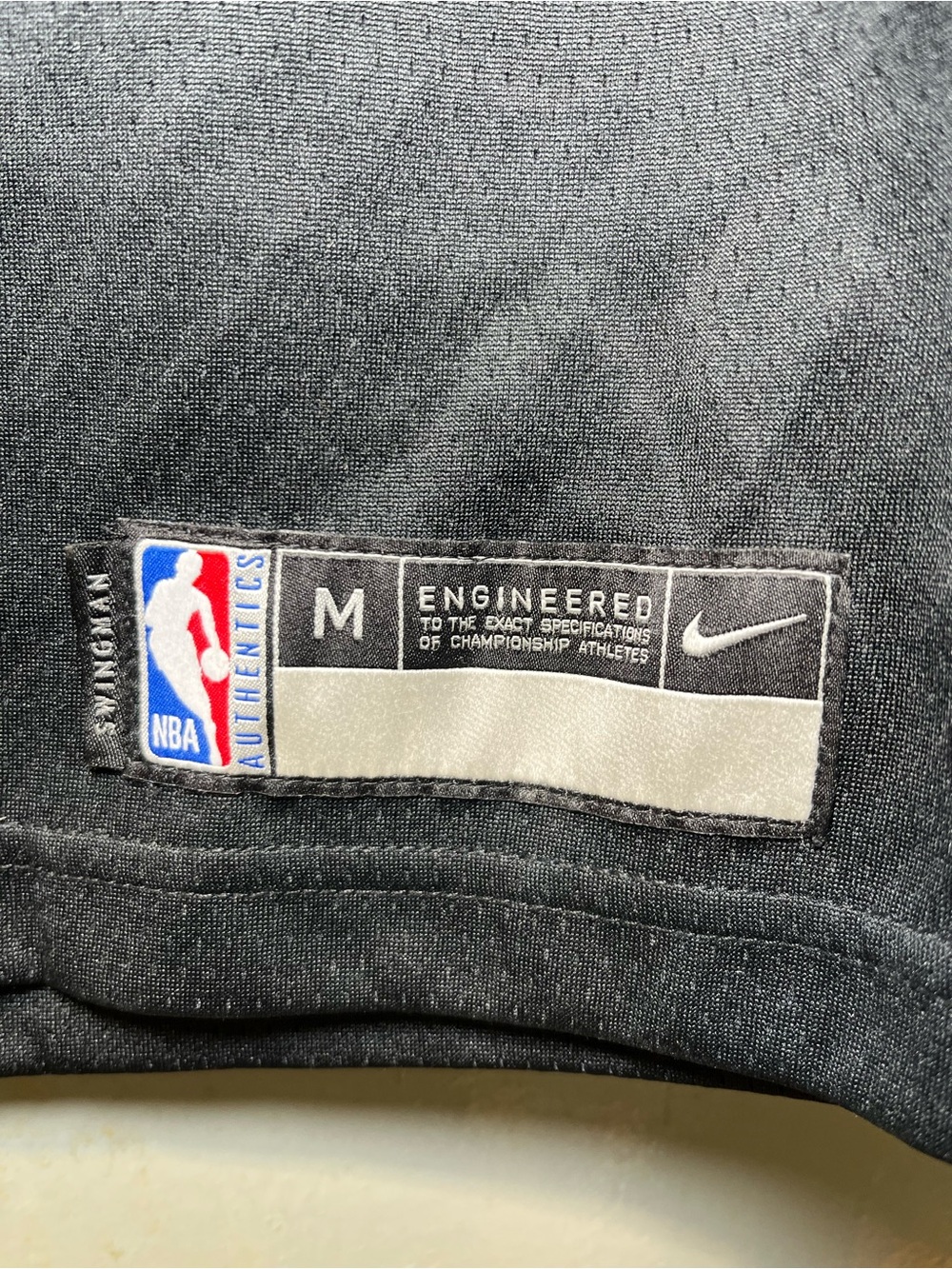 Nike Black and White Brooklyn #7 Basketball Jersey - Picture 4 of 4